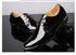 Elegant Oxford Dress Shoes for Men - Luxurious Patent Leather Formal Footwear for Weddings and Office Events, Sizes 38-48, Soft Rubber Outsole and Pointed Toe Design
